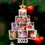 Custom Photo Christmas Family Keepsake - Personalized Ornament