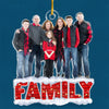 Custom Photo Home Is Where Your Story Begins - Family Personalized Custom Ornament - Acrylic Custom Shaped - Christmas Gift For Family Members