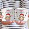 Waiting For Snow And All The Holiday Glow - Kid Personalized Custom Hot Chocolate Mug, Cup - Christmas Gift For Kids, Family Members
