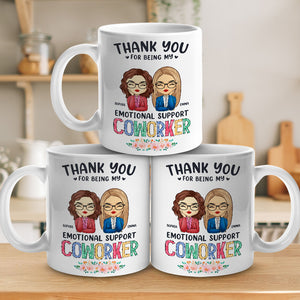 Thank You For Being My Unpaid Therapist - Coworker Personalized Custom Mug - Gift For Coworkers, Work Friends, Colleagues