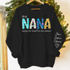 Most Loved Grandma - Family Personalized Custom Unisex Sweatshirt With Design On Sleeve - Birthday Gift For Mom, Grandma