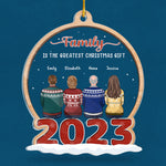 Custom Name Family Christmas Gifts - Personalized Ornament
