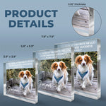 Custom Pet Photo Memorial Decor - Personalized Shaped Acrylic Plaque