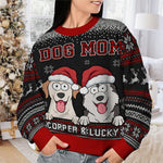 Custom Name Christmas Gifts for Dog Dads - Personalized Sweatshirt