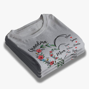 I Love You Forever & Always - Family Personalized Custom Unisex T-shirt, Hoodie, Sweatshirt - Gift For Mom, Grandma