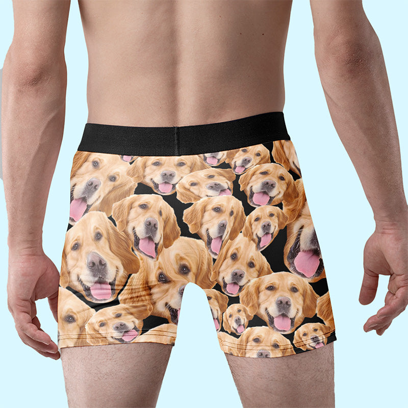 Custom Photo You're Mine - Dog & Cat Personalized Custom Boxer Briefs, -  Pawfect House
