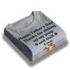Thanks For Picking Up My Poop - Dog Personalized Custom Unisex T-shirt, Hoodie, Sweatshirt - Father's Day, Gift For Pet Owners, Pet Lovers