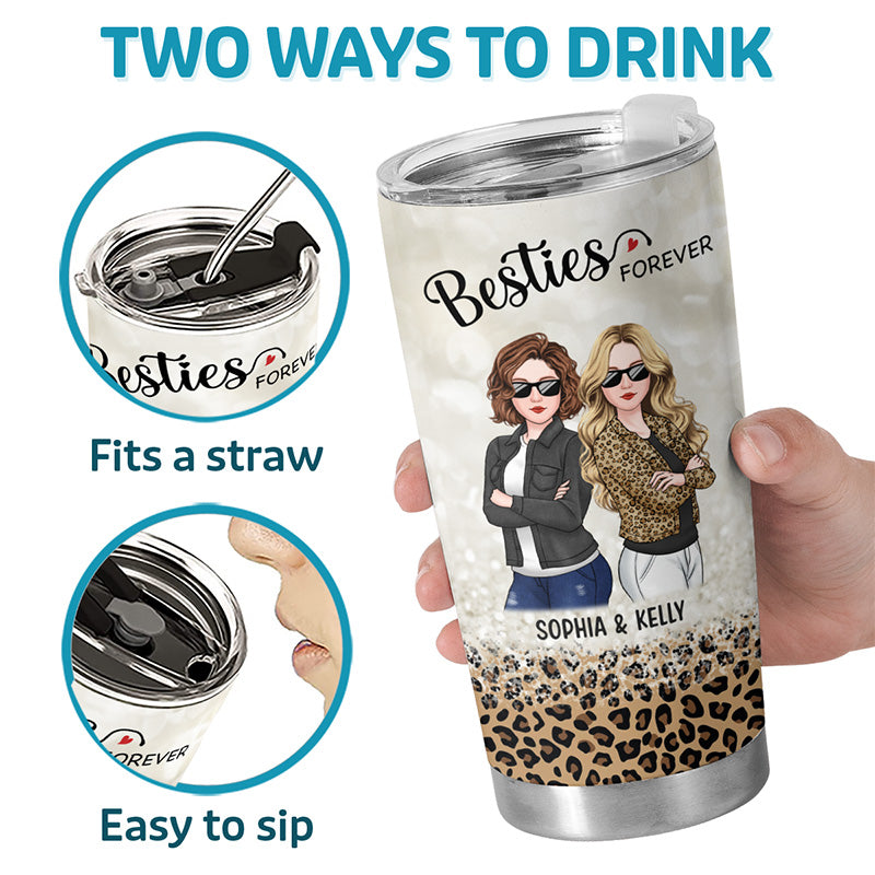 To My Best Friend - Bestie Personalized Custom Tumbler - Christmas