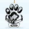 A True Friend Gone But The Memories Will Live On - Memorial Personalized Custom Ornament - Acrylic Custom Shaped - Christmas Gift, Sympathy Gift For Pet Owners, Pet Lovers