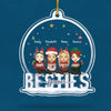 Where Life Begins And Love Never Ends - Family Personalized Custom Ornament - Acrylic Custom Shaped - Christmas Gift For Family Members