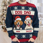 Custom Name Christmas Dog Dad Gifts - Personalized Sweatshirt