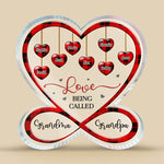 Custom Name Grandparents Family Gift - Personalized Shaped Acrylic Plaque
