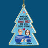 You Are The Only One - Couple Personalized Custom Ornament - Acrylic Christmas Tree Shaped - Christmas Gift For Husband Wife, Anniversary