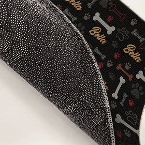 Love Is Wet Noses Sloppy Kisses And Wagging Tails - Dog Personalized Custom Decorative Mat - Gift For Pet Owners, Pet Lovers