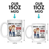 Growing Old Together Stay Young At Heart - Couple Personalized Custom Mug - Gift For Husband Wife, Anniversary