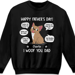 Happy Father’s Day, From Your Fur Babies - Dog Personalized Custom Unisex T-shirt, Hoodie, Sweatshirt - Father's Day, Birthday Gift For Pet Owners, Pet Lovers
