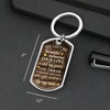 You're Always By My Side - Upload Image, Personalized Keychain