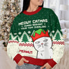 Your Tiny Furry Overlords - Cat Personalized Custom Ugly Sweatshirt - Unisex Wool Jumper - Christmas Gift For Pet Owners, Pet Lovers
