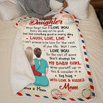 Custom Name Mother Daughter Gifts - Personalized Blanket