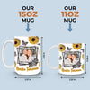 Custom Photo Besties Forever - Bestie Personalized Custom 3D Inflated Effect Printed Mug - Gift For Best Friends, BFF, Sisters