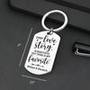 Our Love Story Is My Favorite - Upload Image, Gift For Couples - Personalized Keychain