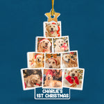 Custom Pet Photo Christmas Gifts for Dog Lovers - Personalized Ornament
