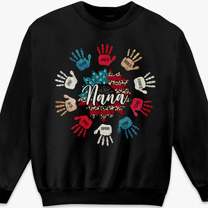 The Best Moments Are Grandma Moments - Family Personalized Custom Unisex Patriotic T-shirt, Hoodie, Sweatshirt - Independence Day, 4th Of July, Birthday Gift For Grandma