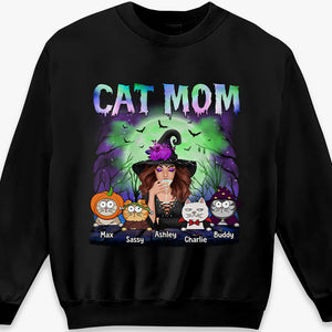 Cat Mum - Cat Personalized Custom Witch Unisex T-shirt, Hoodie, Sweatshirt - Halloween Gift For Witches, Yourself, Pet Owners, Pet Lovers