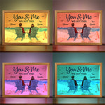 You And Me We Got This - Couple Personalized Custom Frame Light Box - Gift For Husband Wife, Anniversary