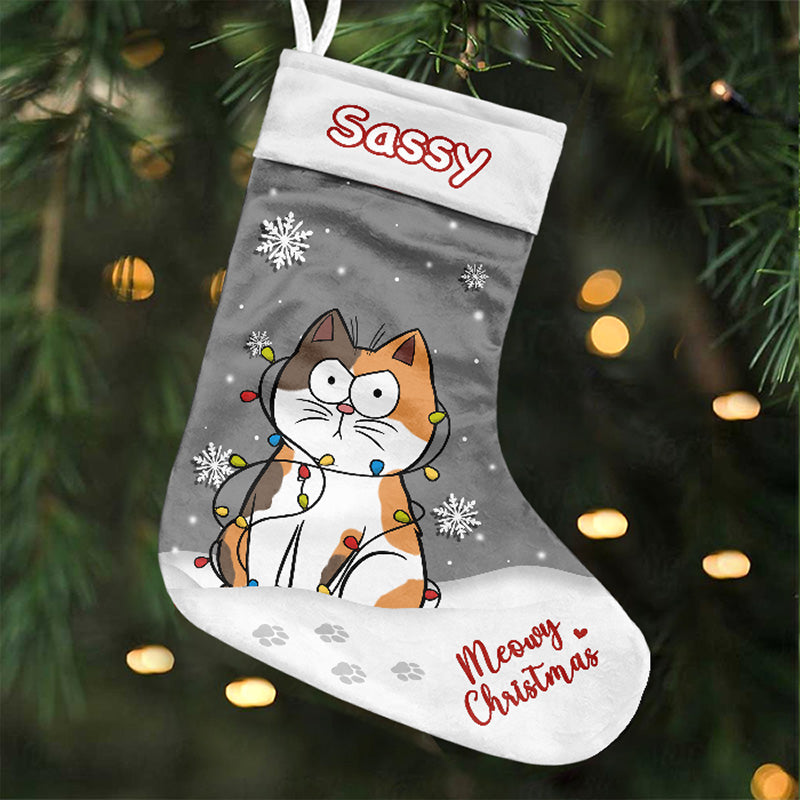 Personalized Christmas Stocking Family Member Gift Printed Acrylic