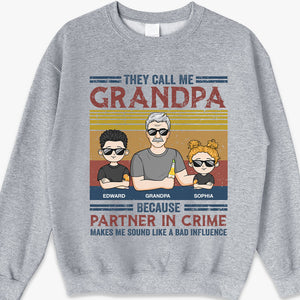 These Kids Call Me Grandpa - Family Personalized Custom Unisex T-shirt, Hoodie, Sweatshirt - Father's Day, Birthday Gift For Dad, Grandpa