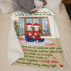 You Are My Life - Couple Personalized Custom Blanket - Christmas Gift For Husband Wife, Anniversary