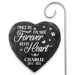 Custom Pet Memorial Name Garden Decor - Personalized Garden Slate