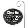 Best Friends Are Never Forgotten - Memorial Personalized Memorial Garden Slate & Hook - Sympathy Gift For Pet Owners, Pet Lovers