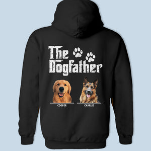 Custom Photo The Dog Father The Dog Mother - Dog Personalized Custom Unisex Back Printed T-shirt, Hoodie, Sweatshirt - Gift For Pet Owners, Pet Lovers