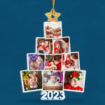 Custom Photo Christmas Family Keepsake - Personalized Ornament