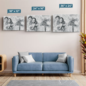 Custom Photo Be Lovers But Be Best Friends Too - Couple Personalized Custom Horizontal Canvas - Gift For Husband Wife, Anniversary