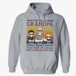 These Kids Call Me Grandpa - Family Personalized Custom Unisex T-shirt, Hoodie, Sweatshirt - Father's Day, Birthday Gift For Dad, Grandpa