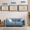 Daddy & Kids, Together We're A Team - Family Personalized Custom Horizontal Canvas - Father's Day, Birthday Gift For Dad