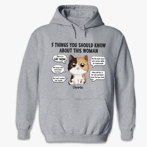 This Woman Loves Cats More Than Humans - Cat Personalized Custom Unisex T-shirt, Hoodie, Sweatshirt - Gift For Pet Owners, Pet Lovers