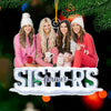 Custom Photo Besties Forever - Bestie Personalized Custom Ornament - Acrylic Custom Shaped - Christmas Gift For Best Friends, BFF, Sisters