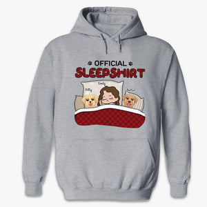 The Perfect Official Sleepshirt - Dog Personalized Custom Unisex T-shirt, Hoodie, Sweatshirt - Gift For Pet Owners, Pet Lovers