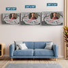 Custom Photo Until We Meet Again - Memorial Personalized Custom Horizontal Canvas - Sympathy Gift For Family Members