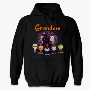Grandma Of These Little Monsters - Family Personalized Custom Unisex T-shirt, Hoodie, Sweatshirt - Halloween Gift, Gift For Grandma, Grandpa