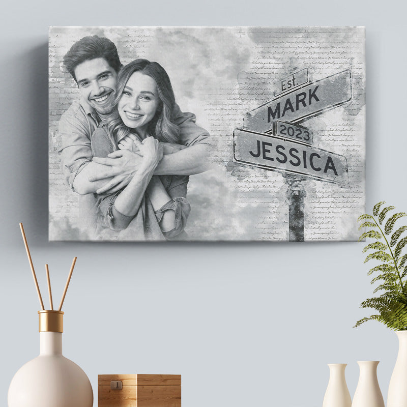 Custom Photo Be Lovers But Be Best Friends Too - Couple Personalized Custom Horizontal Canvas - Gift For Husband Wife, Anniversary