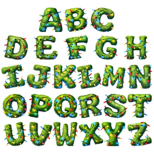 Custom Pine Tree Letter Wooden Ornament - Personalized Christmas Birthday Gifts For Mom, Dad, Brother, Sister, Kids - Evergreen Hearts