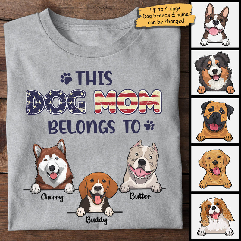 This Dog Dad Belongs To - Gift For Dog Dad, Dog Mom - Personalized Unisex T-Shirt, Hoodie
