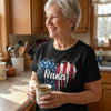 Nana & Her Kids - Family Personalized Custom Unisex Patriotic T-shirt, Hoodie, Sweatshirt - Independence Day, 4th Of July, Birthday Gift For Grandma