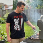 Custom Name Papa Gifts for Dad - Personalized Apparel