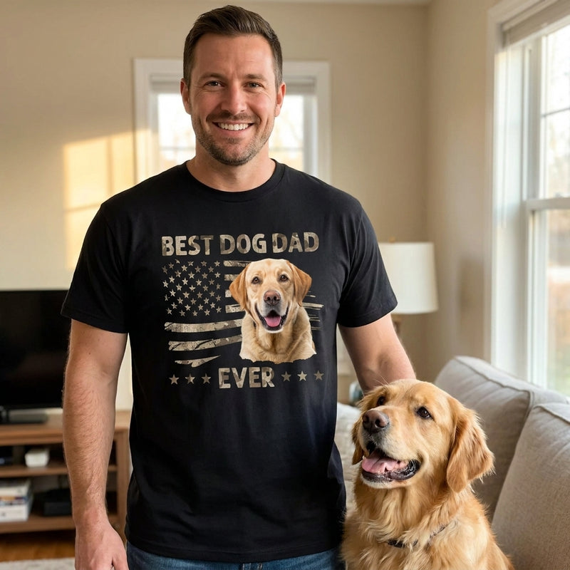 Custom Photo Ultimate Dog Dad -  Pet Personalized Custom Unisex T-shirt, Hoodie, Sweatshirt - Father's Day, Gift For Pet Owners, Pet Lovers